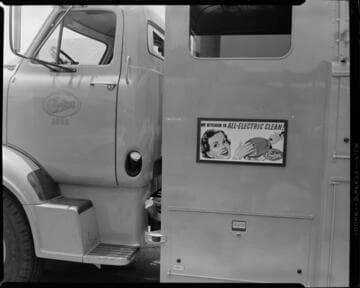 Edison truck and "All Electric Home" promo ads