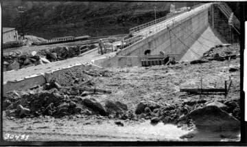 Big Creek Powerhouse #4 - Backfill and control house foundation