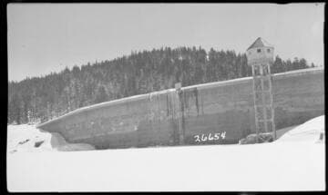 Big Creek, Huntington Lake Dams - Dam #1