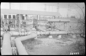Long Beach Steam Station - Gas line