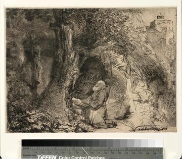 St. Francis Beneath a Tree Praying