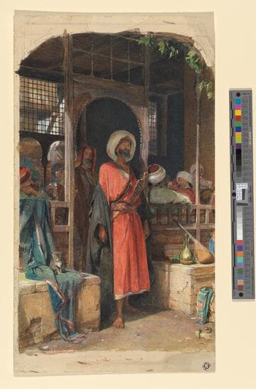 The Door of a Cafe at Cairo