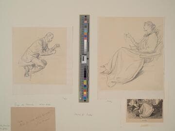 Two studies for Trilby