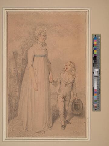 Mrs James Boaden and her Son