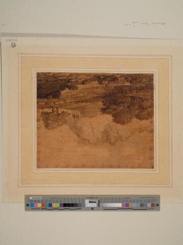 Landscape with Ruined Temple