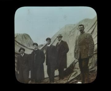 Upon landing the balloon in the San Gabriel Mountains