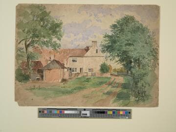 Side View of Farmhouse