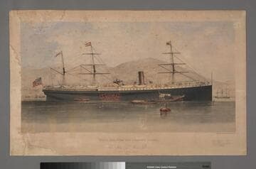 Pacific Mail Steam Ship Company's Steamer, Japan