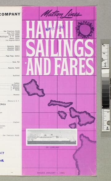 Hawaii sailings and fares