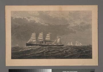 Pacific Mail Steamship Company's Steamships City of Peking and City of Tokio, and the yacht Magic