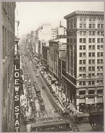 Broadway north from Seventh, Los Angeles