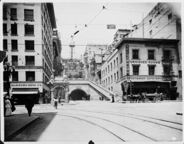 Los Angeles, Angels Flight, Hill and Third Streets