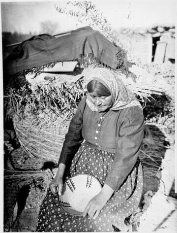 Chemehuevi Indian Basket Maker