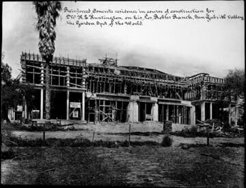 Huntington residence under construction