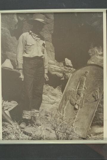 The plaque at Rainbow Bridge