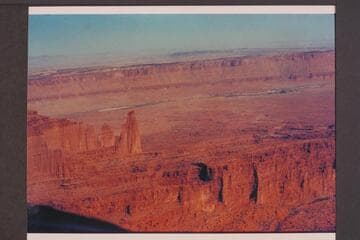 Wreck of dredge at mouth of side canyon, Mile 121.5