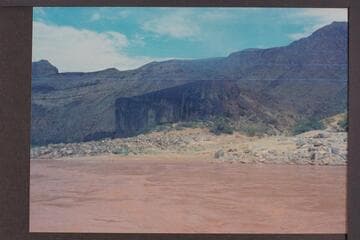 Lava remnant; Mile 222, left bank