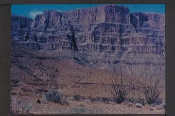 Route used by Ervin in 1931 to climb through the Redwall