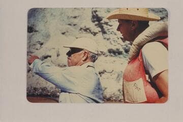 Dock Marston and Pat Reilly on the "Friendship Cruise"