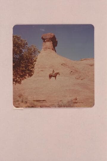 Tom Daly on the slick rock; Hammer Heads.  Side canyon of Little Finger Canyon; Navajo Canyon