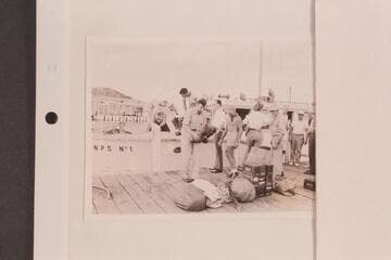 The arrival of the Nevills party at Boulder City