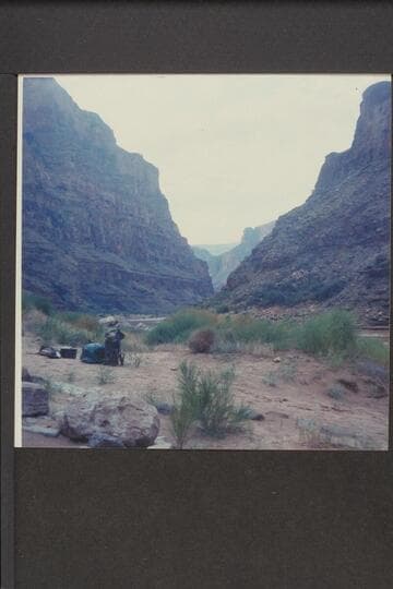 From beach at Mile 177.7; downriver; morning