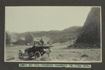 Zahn trip to San Juan placers in a Franklin car.  Some of the scenery enroute to Chin Lee