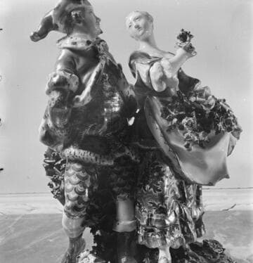 Chelsea porcelain "Winter" and "Spring."