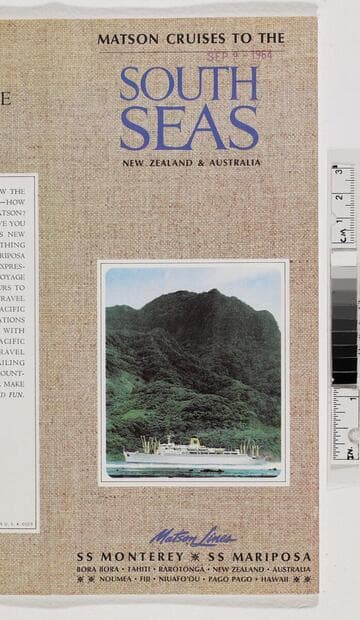 Matson cruises to the South Seas New Zealand & Australia