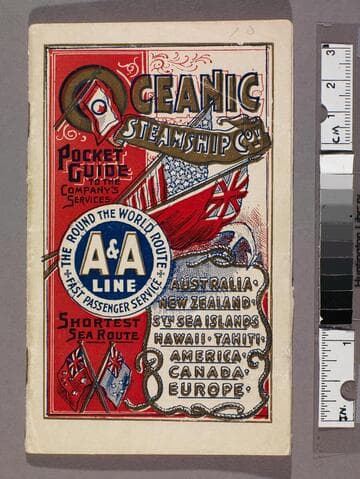 Oceanic Steamship Coy : pocket guide to the company's services