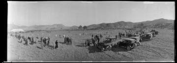 Opening Mulholland Drive, Los Angeles. December 27, 1924
