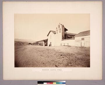 Mission, Santa Ynez. / Santa Barbara County, California, Established September 17th, 1804