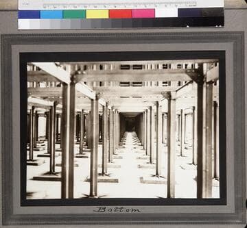 Library rare book stacks under construction, July 14 1922