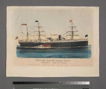 Pacific Mail Steamship Company's Steamer Great Republic
