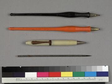 Four miscellaneous writing pens