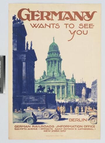 Germany wants to see you