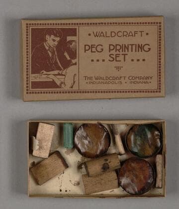 Waldcraft Peg Printing Set