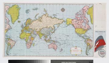 APL World cruise map