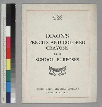 Dixon's Pencils and Colored Crayons for School Purposes