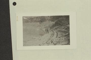 Stone's visit to Glen Canyon.  Six men at edge of river