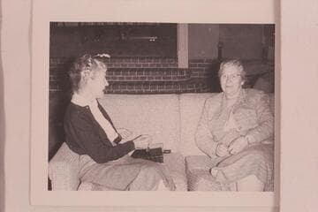 Margaret Marston and Gin Masland; King's Gap