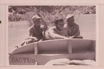 Crew of "Cactus":  Atherton, Beer and Bundy