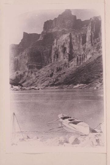 [print from a stereo] "Views on the Colorado River," Grand Canon Series:  Tower on the Wall
