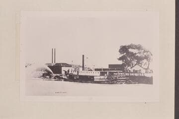 Steamer "GILA" at foot of Main Street, Yuma, Arizona