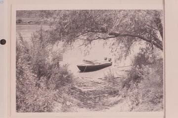 The "CACTUS" at Lees Ferry before the 1956, June Grand Canyon cruise