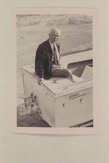 Dock Marston on the "DOCK"; Boulder City