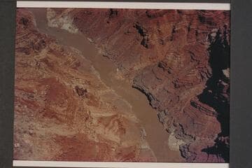 Mile 24.5 to Cave Springs Rapid.  Approximate gauge:  31,400 cfs