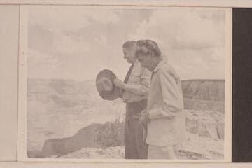 Bert Lauzon and Margaret Marston at South Rim