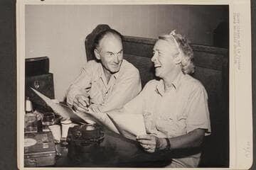 Harry Aleson and Lu Fetzner