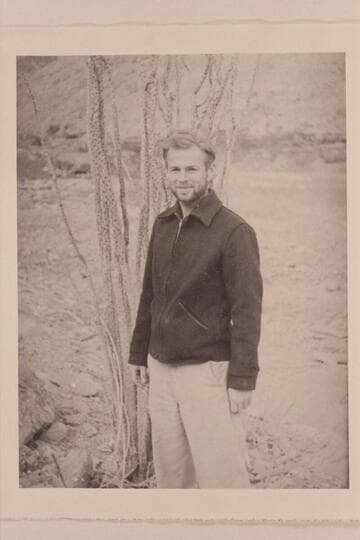 Eddie McKee with the Caltech party